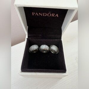 Pandora Silver set Charms 100% Authentic